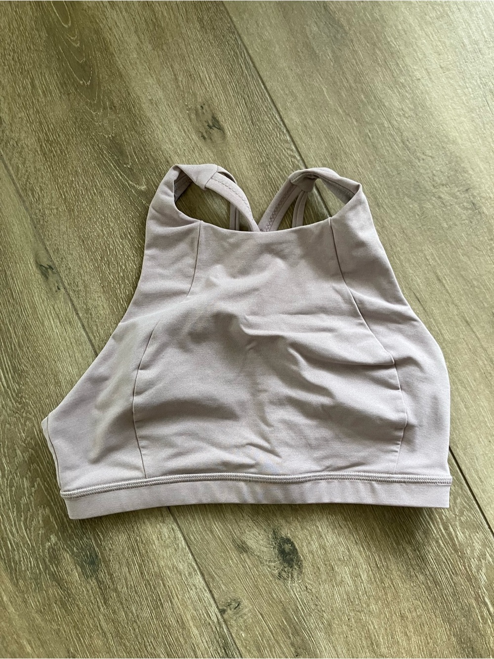 lululemon athletica High-Neck Sports Bralette in Light Mauve